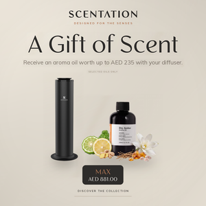 A Gift of Scent — complimentary 150ml Signature Oil with the Scentation Max diffuser